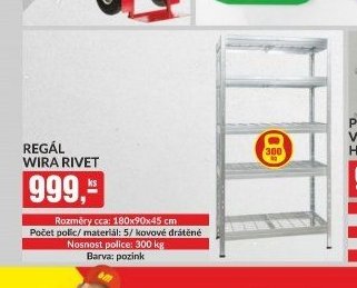 Regál WIRA RIVET