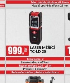 LASER MĚŘÍCÍ TC-LD 25
