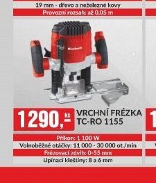 VRCHNÍ FRÉZKA TC-RO 1155