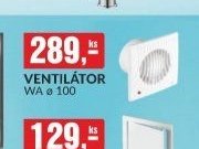 VENTILÁTOR WA O 100