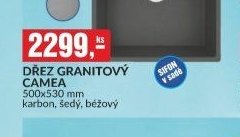 DŘEZ GRANITOVÝ CAMEA