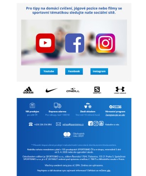 akční leták Sportisimo 3.4.2020-8.4.2020