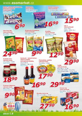 akční leták ESO MARKET 8.4.2020-19.4.2020