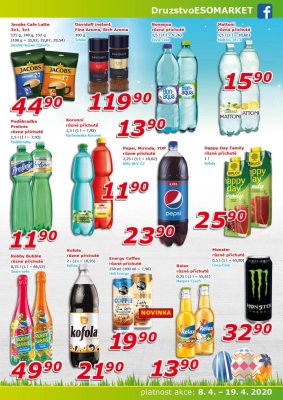 akční leták ESO MARKET 8.4.2020-19.4.2020
