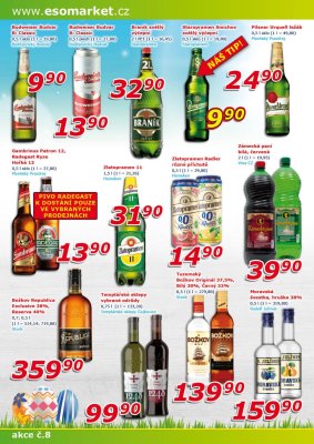 akční leták ESO MARKET 8.4.2020-19.4.2020
