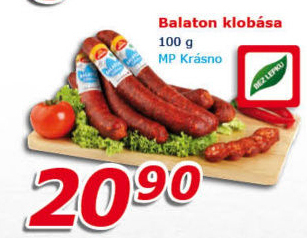 Klobása Balaton Krásno