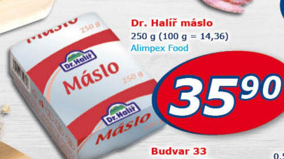 Máslo Dr.Halíř
