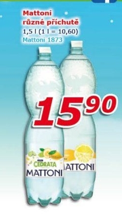 Ochucená voda Mattoni