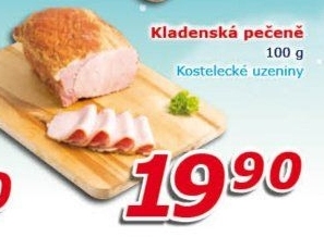 Pečeně kladenská Kostelecké uzeniny