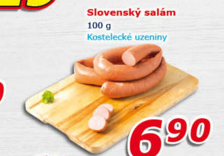 Salám slovenský točený Kostelecké uzeniny