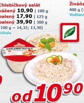 Salát chlebíčkový Váhala