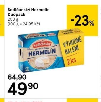 Sedlčanský Hermelín Duopack