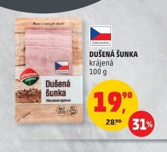 DUŠENÁ ŠUNKA krájená