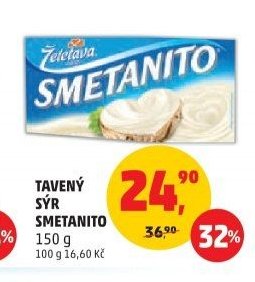 Tavený sýr Smetanito