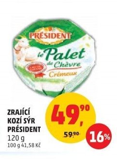 Zrající kozí sýr Président