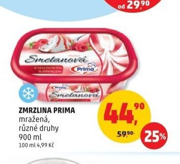 Zmrzlina Prima mražená