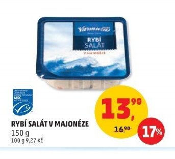 Rybí salát v majonéze