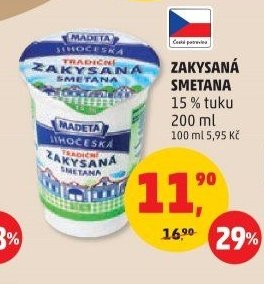 ZAKYSANÁ SMETANA MADETA