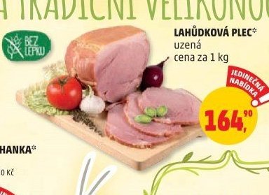 Lahůdková plec uzená