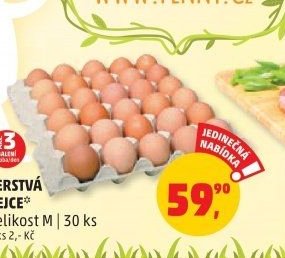 Čerstvá vejce velikost M