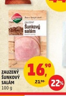 Zauzený šunkový salám