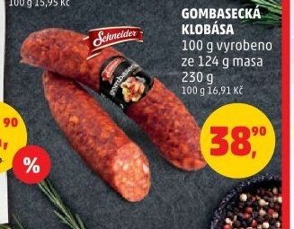 Gombasecká klobása