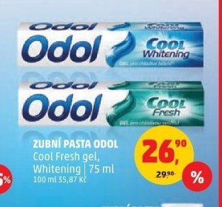 Zubní pasta Odol Cool Fresh gel, Whitening 75 ml