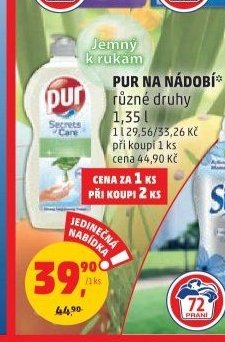 Pur na nádobí různé druhy 1,35 l