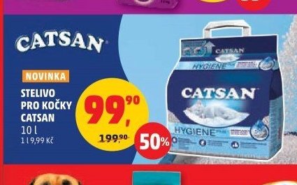 Stelivo pro kočky Catsan 10 l