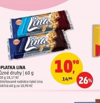 Oplatka Lina různé druhy