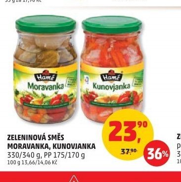 Zeleninová směs Moravanka, Kunovjanka