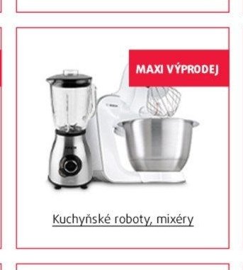 Kuchyňské roboty, mixéry