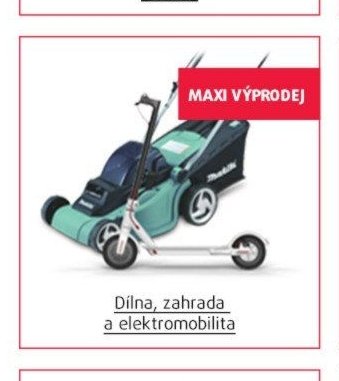 Dílna, zahrada a elektromobilita