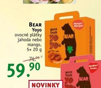 Bear Yoyo ovocné plátky