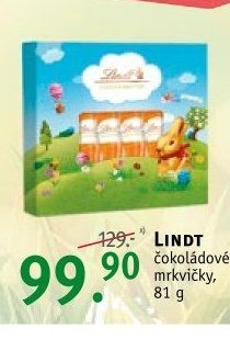 Lindt čokoládové mrkvičky