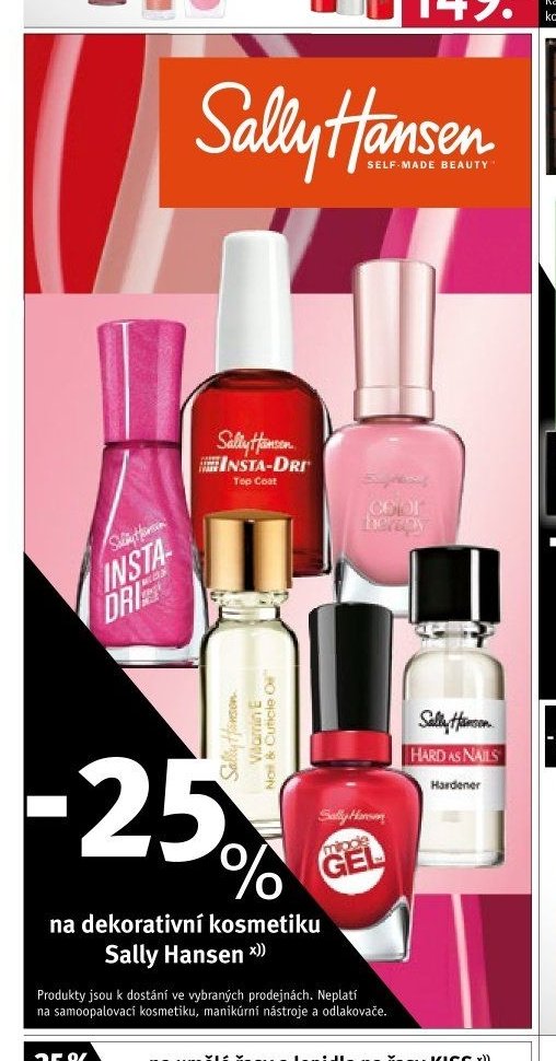 Sally Hansen produkty na nehty