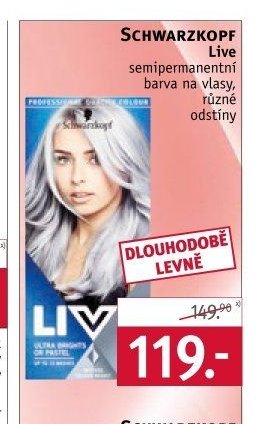 SCHWARZKOPF Live semipermanentní barva na vlasy
