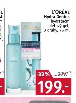 L'Oréal Hydra Genius hydratační pleťový gel