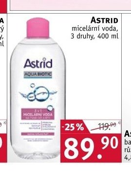 Astrid micelární voda