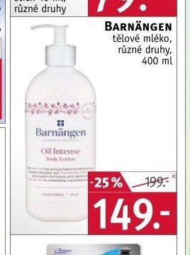 Barnängen tělové mléko