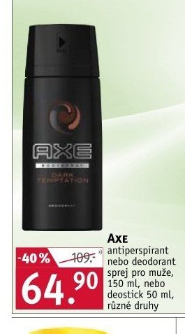 Axe antiperspirant nebo deodorant sprej