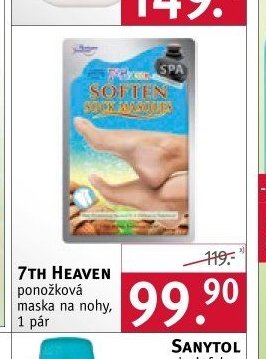 7th Heaven ponožková maska na nohy