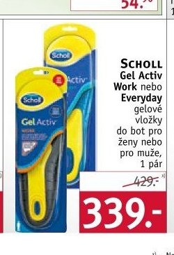 Scholl Gel Activ vložky