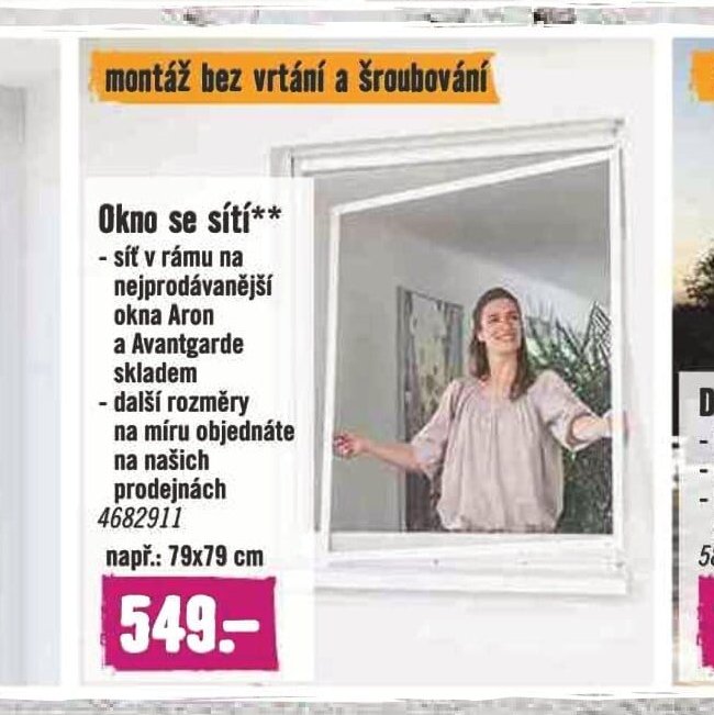 Okno se sítí - Hornbach akcniletaky.com