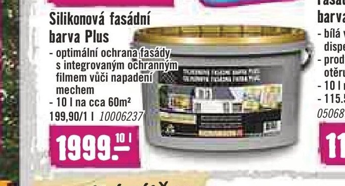 Silikonová fasádní barva Plus - Hornbach akcniletaky.com