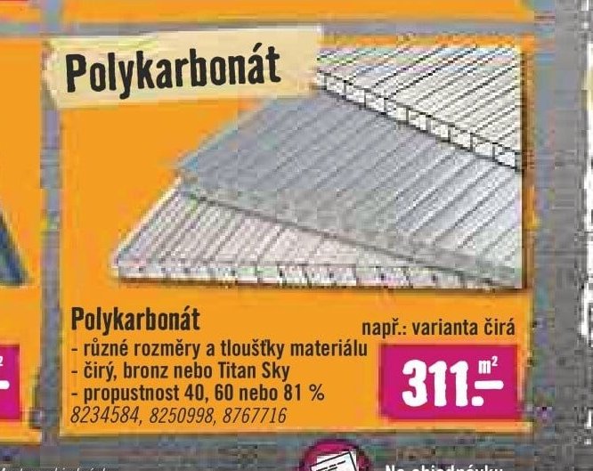 Polykarbonát - Hornbach akcniletaky.com
