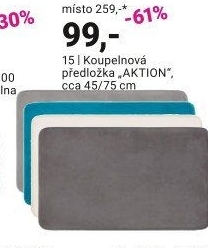 KOUPELNOVÁ PŘEDLOŽKA „AKTION“