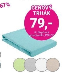 NAPÍNACÍ PROSTĚRADLO „POLDI“