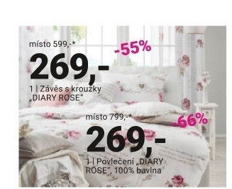 POVLEČENÍ „DIARY ROSE“