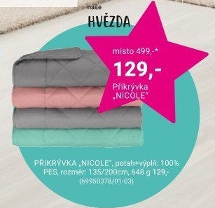 PŘIKRÝVKA „NICOLE“